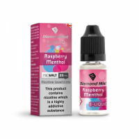Diamond Mist Nic SALT Raspberry Menthol Flavour E-Liquid 10ml - 20mg